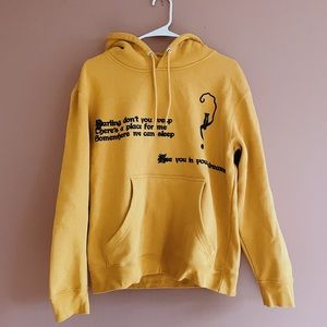 HALSEY MERCH - Mustard Yellow Darling Sweatshirt Hoodie